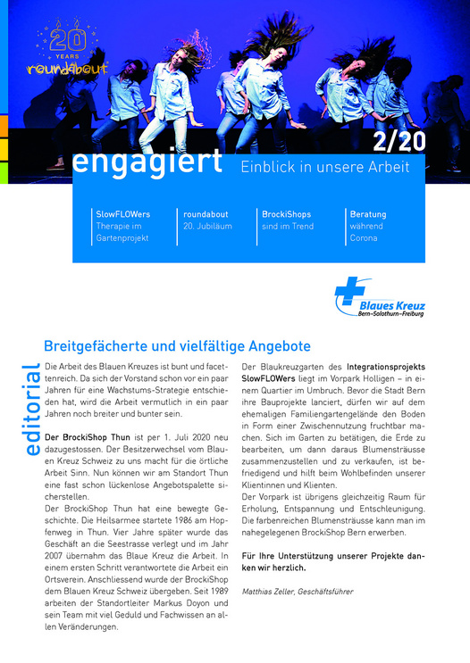 Cover engagiert-Magazin 2/20
