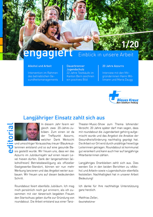 Cover engagiert-Magazin 1/20